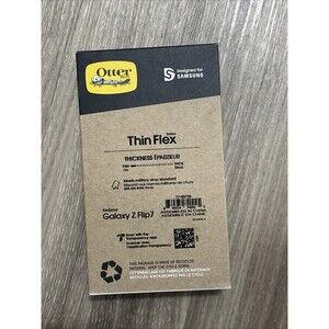 OtterBox Galaxy Z FLIP7 Thin Flex Series Case - Clear Ultra-Slim Hard case Soft
